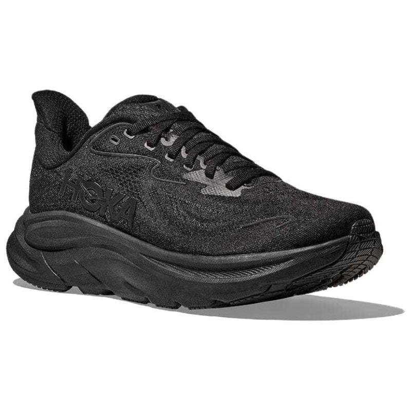 HOKA ONE ONE Anti Slip Wear Resistant Low Top Casual Running Shoes Women's Black White Sneakers 1162050-BBLC