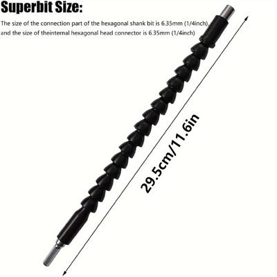 New Flexible Hex Shaft Drill Bits Extension Bit Holder with Magnetic Connect Drive Shaft Electric Drill Power Tool Accessories