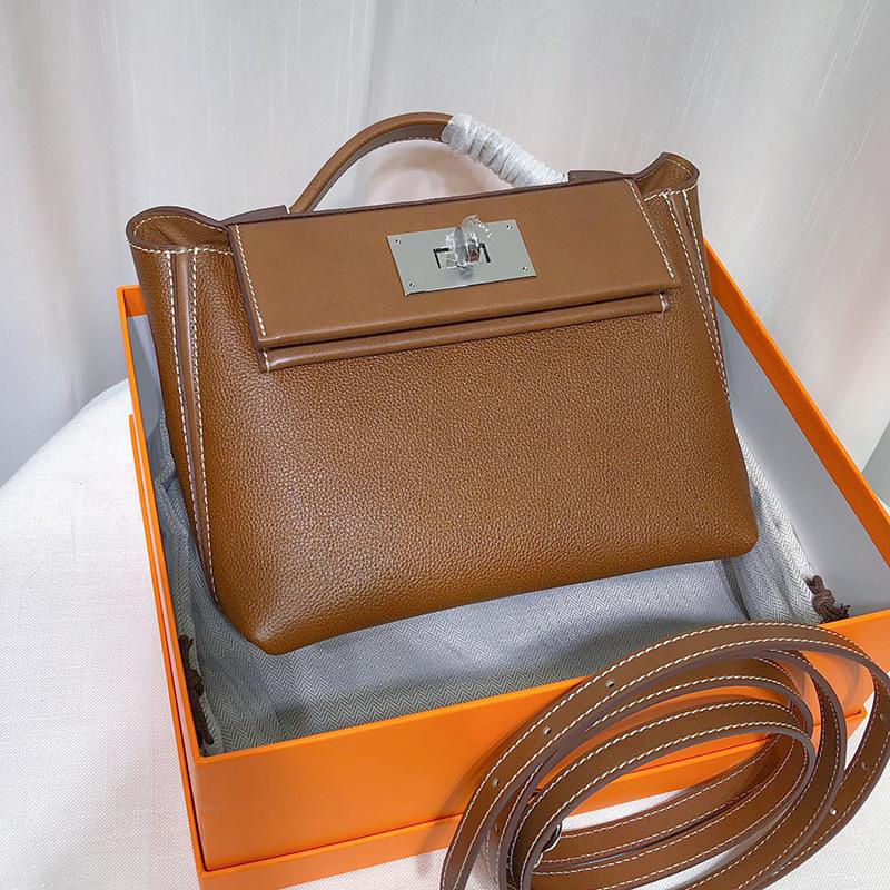 Verze haute couture importovaná kůže Fubao 2424 balení taška s křídlem pravá kůže dámská kabelka kožená taška přes rameno messenger taška