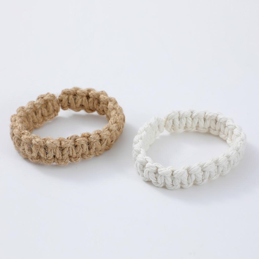 Handwoven Curtain Holders Retro Jute Curtain Tieback Holdback Curtain Strap Embrasse Rideau Home Decor Attache De Rideau