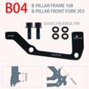 1set PM/IS 160 180 203 Mm Disc Brake Base Pads Set  for Electric Mountain Bike
