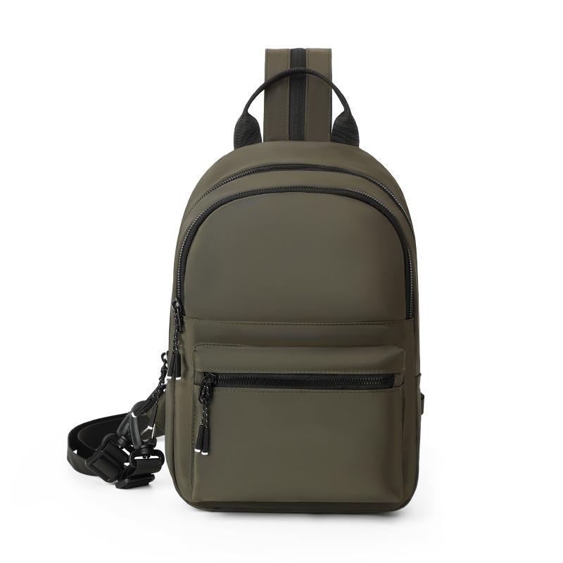 Men's Backpack Multi-Compartment Chest Bag Large Capacity Single Shoulder Bag