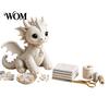 Meeres-Tier-Zubehör-Set DIY Patchwork-Puppe-Set, Handgemachtes Wichtel-Nähset Stoff für Heimdekoration, Stoff-Cartoon-Drachen-Bastelset Anfänger Dekorativ