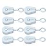 25pcs Pulley Durable Wearable Small Compact Easy Replaceable Convenient Practical Greenhouse Equipment for Agriculture