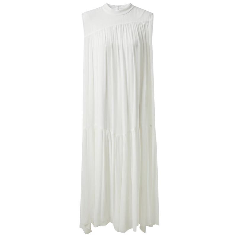 Sancai Elegant Sleeveless Loose A-line Long Dress