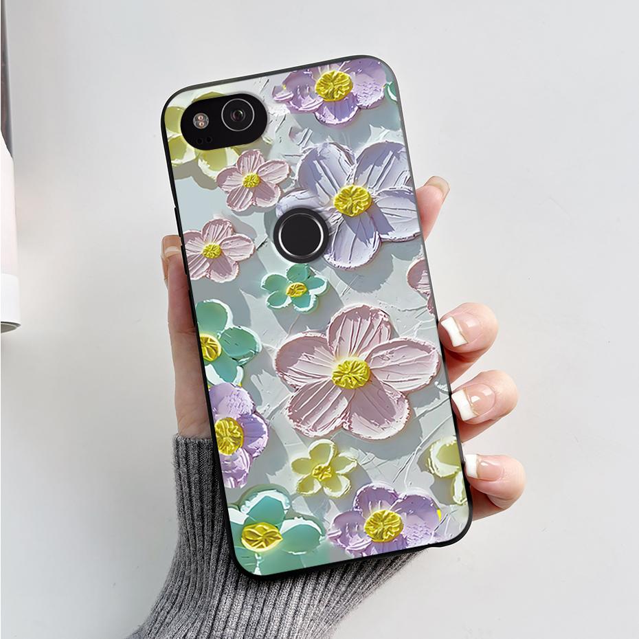 Matte Case For Google Pixel2 Pixel 2 XL Shockproof Cartoon Phone Cover for Google Pixel 2 XL 2XL Soft Silicone TPU Cases Bumper