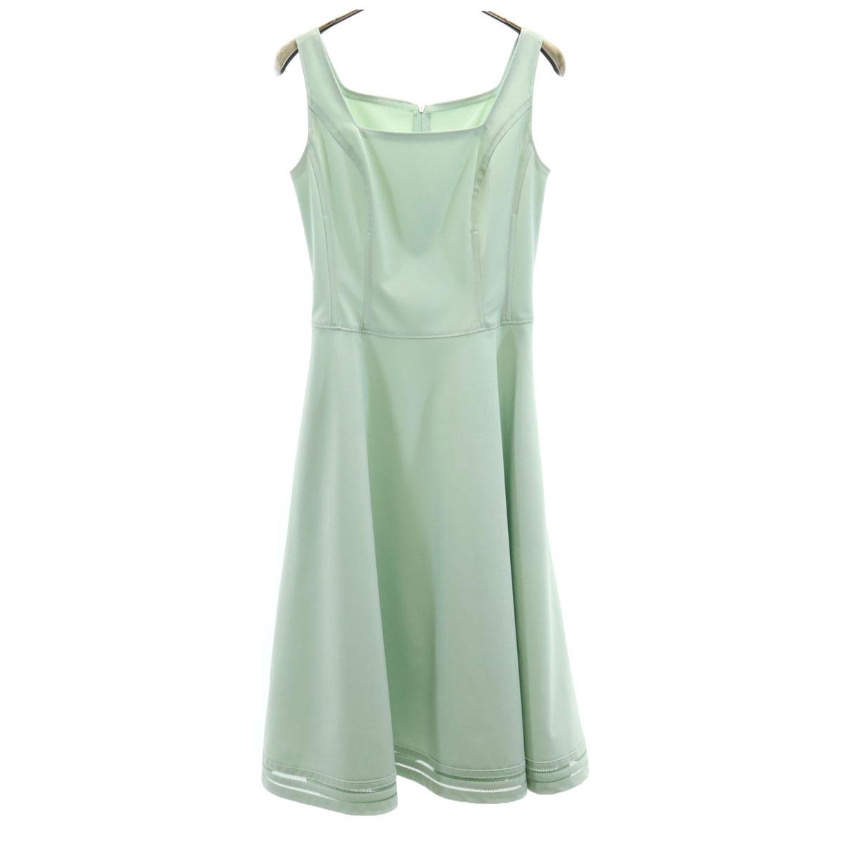 

FOXEY NEW YORK сделано в Японии Платье без рукавов 38 Мятный система Женский Б/У