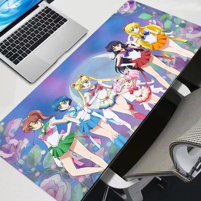 Mouse Pad SSailor Moon Kawaii Computer Keyboard Pad Carpet Large Gaming Accessories HD Print Mousepad XXL Gamer Desk Mat Table