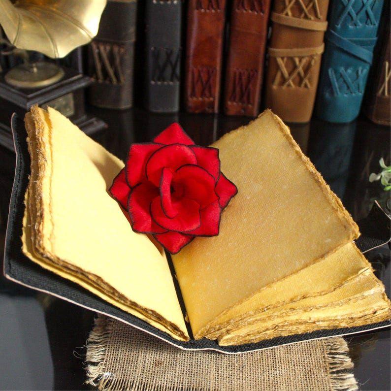 Leather Journal Gothic Notebook The Raven Grimoire Print - Vintage Handamde Journal Book of Shadows Witchcrafts Journal Gifts for Men