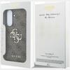Guess Leather 4G Metal Logo Case for Samsung Galaxy A37 5G Brown