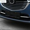 Přední spodní část pod mřížkou Dekorativní lišta krytu pro Mazda CX-3 CX3 2016 - Červené chromové doplňky Exteriér