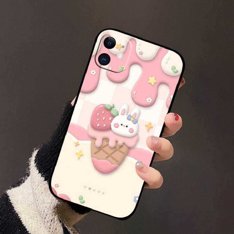Para Capa de iPhone 11 Silicone TPU Macio Capas Protetoras de Telefone Para iPhone 11 Pro Max Estampa da Moda Para-choque à Prova de Choque Capas Traseiras