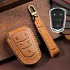 Genuine Leather Auto Key Fob Remote Cover Case 4 5 Botton Fit For Cadillac Ats Ct6 Cts Dts Xt5 Escalade Esv Srx Sts Xts Elr 2014