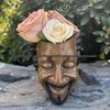 Black Portrait Face Pot: Succulent Planter & Pen Holder - Ideal Mother's & Children's Day Gift