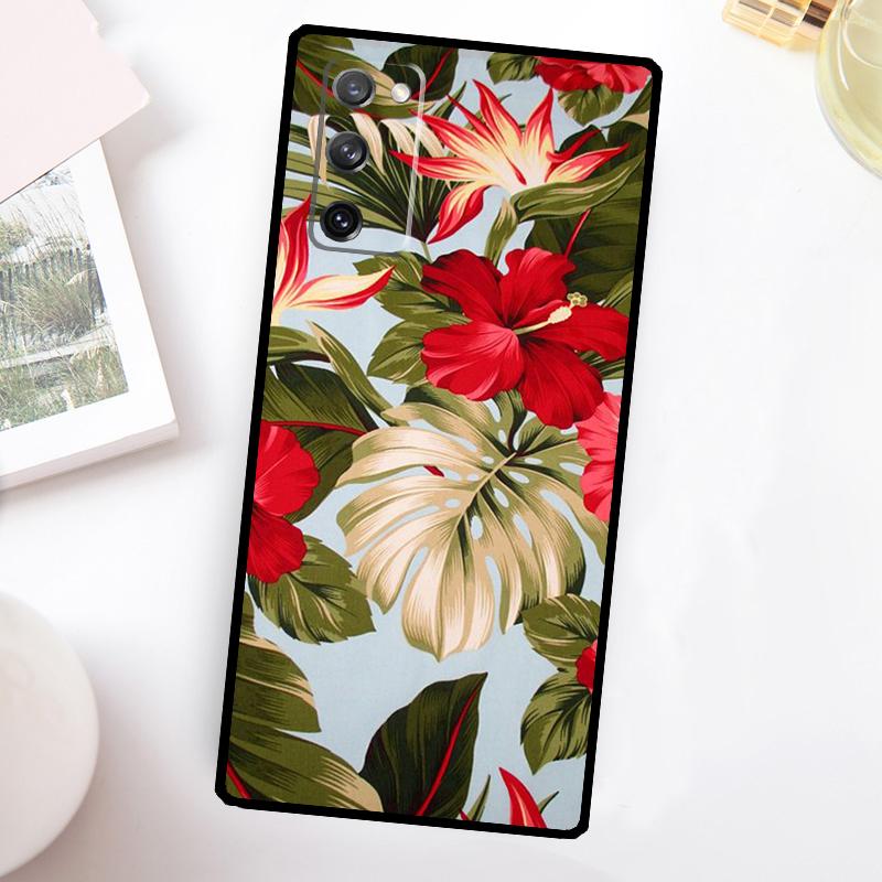 Tropical Paradise Hawaiian Birds Case For Samsung Galaxy S22 S23 S24 Ultra Plus Note 10 20 S8 S9 S10 S20 FE S21 FE Cover
