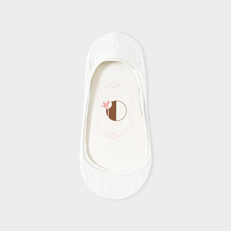 

Носки-лодочки для женщин на весну и лето, сетчатые, впитывающие пот, дышащие, невидимые носки, нескользящие, силиконовые женские носки One size белый