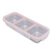 Snack Container   Proof Stainless Steel 3 Compartments Easy Cleaning Metal Snack Container