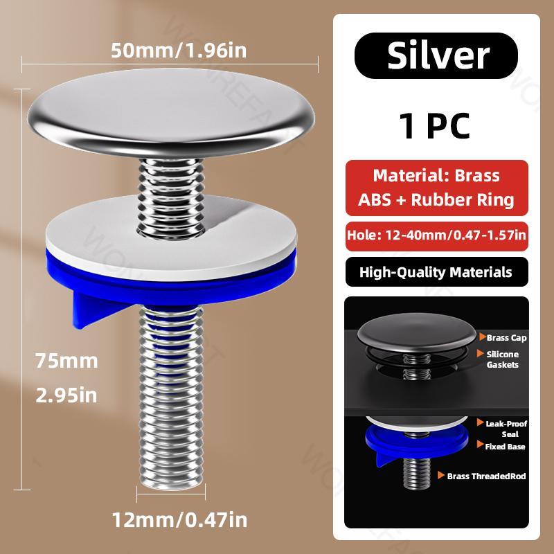 Sink Hole Sealing Cap All-Copper Decorative Cap/Plug Kitchen Sink Drain Plug/Soap Dispenser Plug Hole Plug Sink Hole Sealing Cap