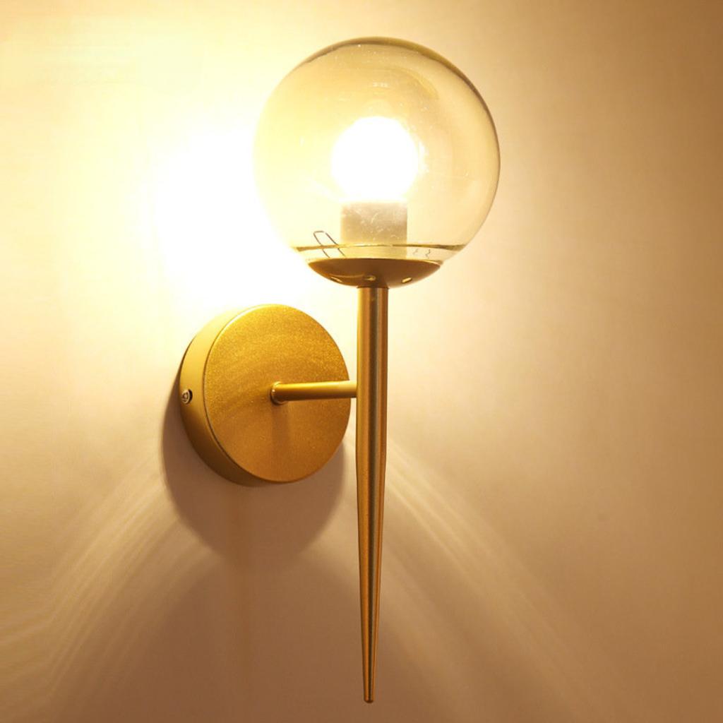 New Elegant and stylish Nordic gold and black wall lamp - perfect for a brief bedroom and study. Modern, simple bedside lights w