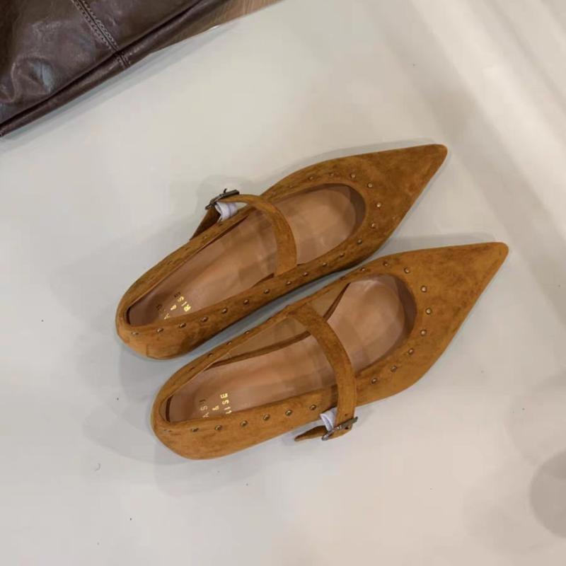 Pointed Toe Women Luxury Shoes Flats Fashion Sexy Loafers Shoes Shallow Designer 2025 Autumn Elegant Dress Zapatillas De Mujer