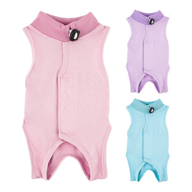 Prodyšný Elastický Rekonvalescenční Obleček pro Kočky - Lehký, Proti Olizování, Pooperační a Odstavový Pomocník pro Kočky