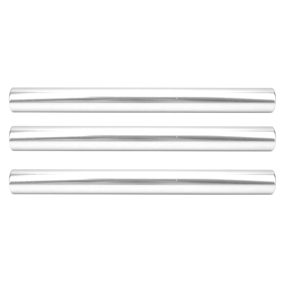 3PCS Smooth Surface Track Baton Hollow Tube Running Baton Reusable Relay Baton Sports Training