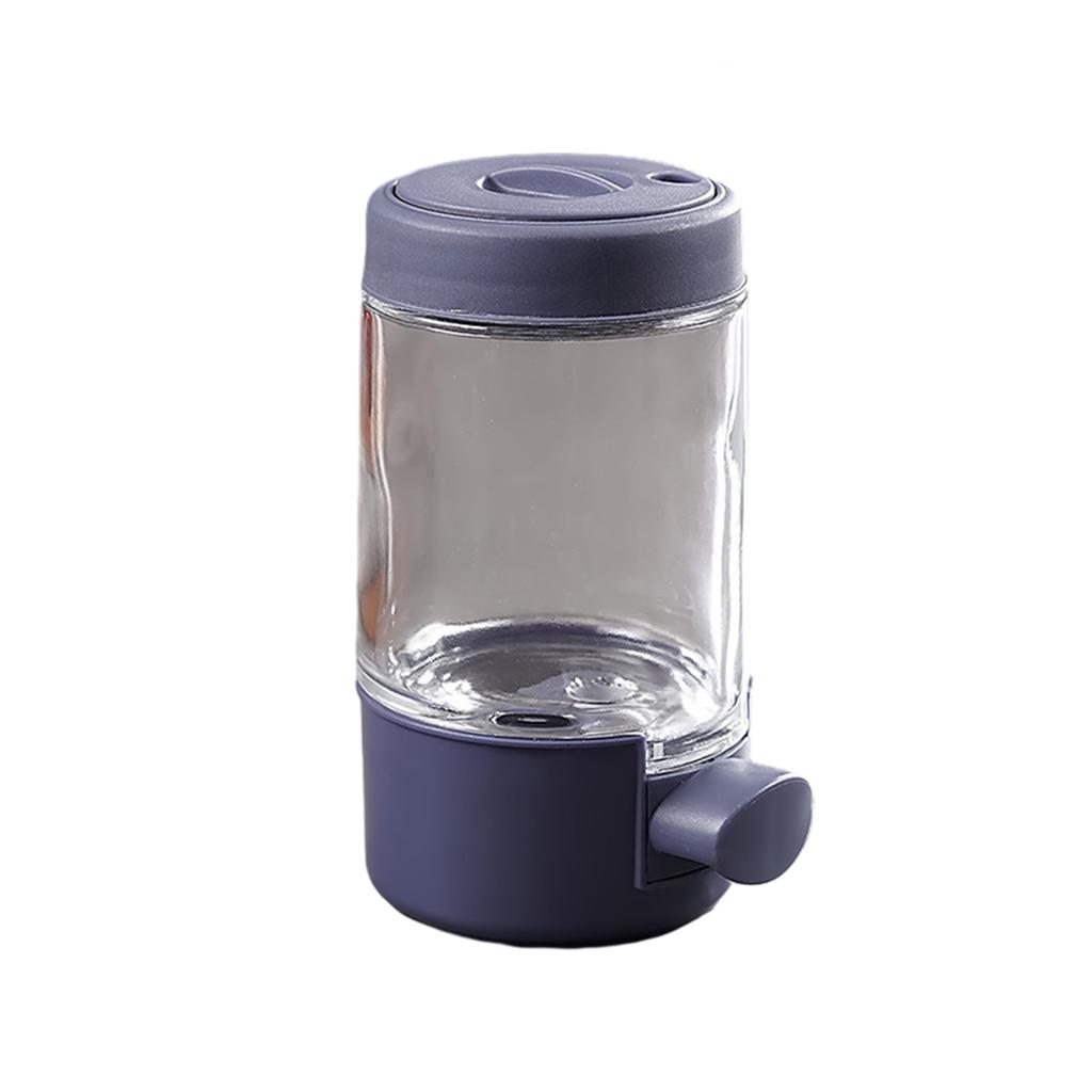 Press-Type Quantitative Seasoning Jar Adjustables Opening Sealed Salt Jar For Home Kitchen Hotel