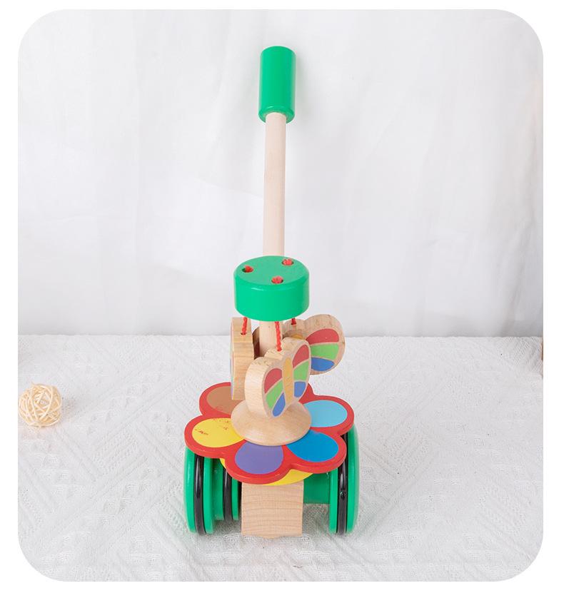 Kids' Single-Bar Walker Pushchair Toy for Learning To Walk