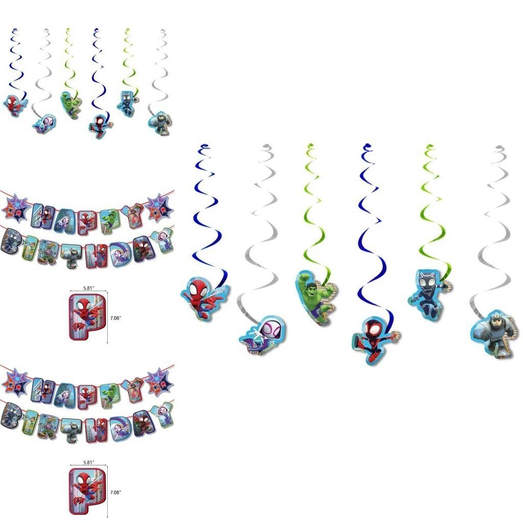 Kit Decorazioni Festa Spider-man Amazing Friends Forniture per Compleanno