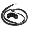 Qiilu Motorrad Lenker Motor Start Stopp Schalter Universal für die meisten Motorräder Dirt Bike ATV mit 22mm Lenker Modell C Schwarz