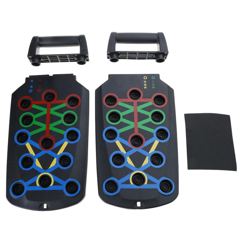 Push Up Board Multifunctional Foldable Fitness Workout Push up Tool Pushup Stands Exercise Board Muscle Board for Home