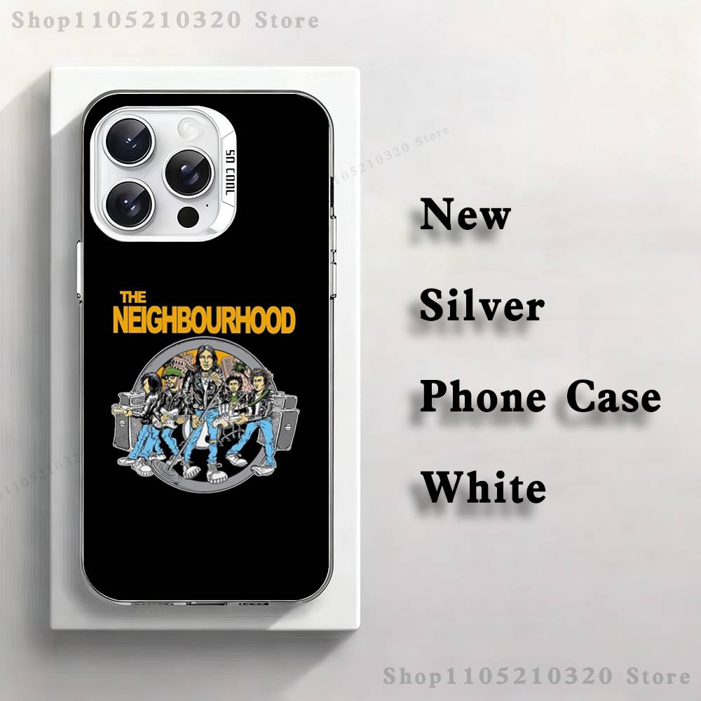 Band The N-Neighborhood N-NBHD Phone Case For iPhone 17,16,15,14,13,12,11,Pro,Max,Plus,E,Air,Mini White Tpu Cover