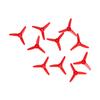 10Pcs 70mm 3 Blades Propeller Plastic DIY Toy Boat RC Car Rotating Accessories 2mm Hole