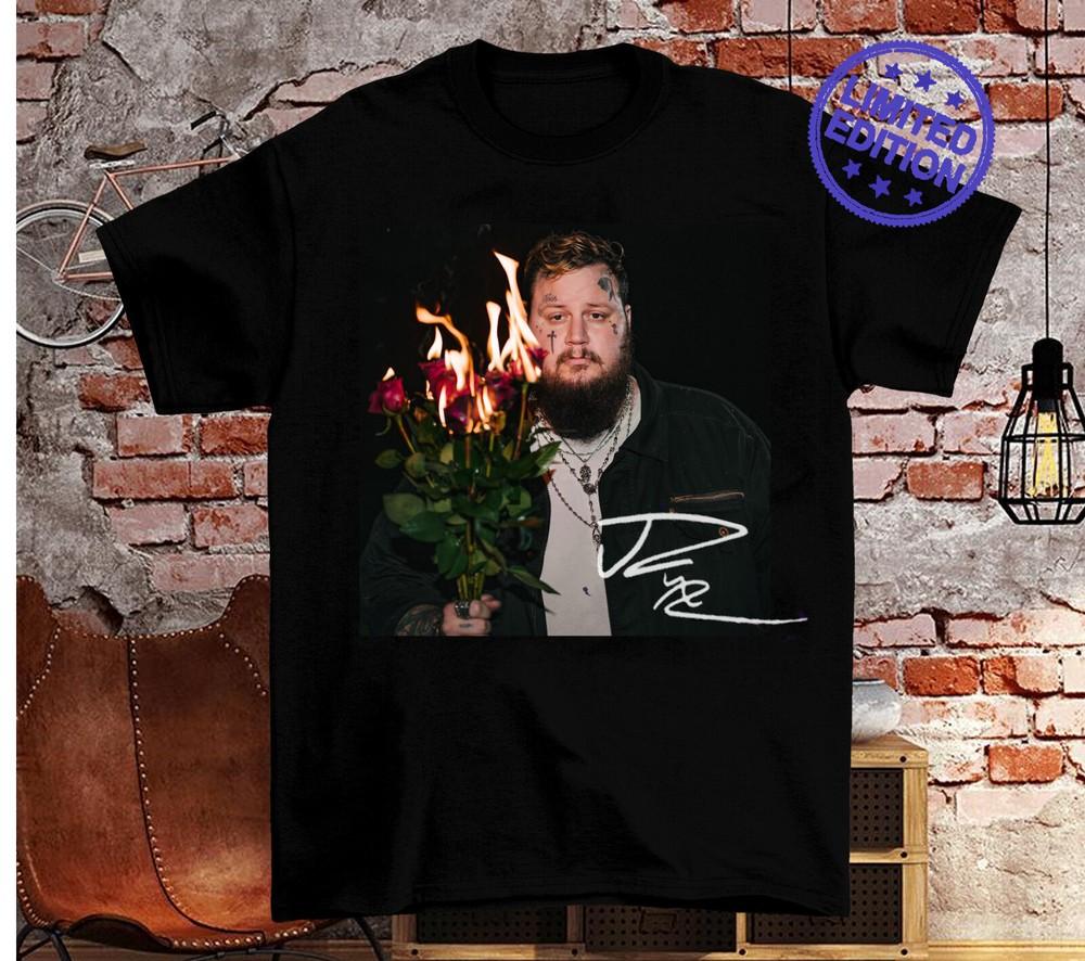 Rare Jelly Roll Signature Singer Black All Size T-Shirt S-4Xl Unisex T-Shirt XL