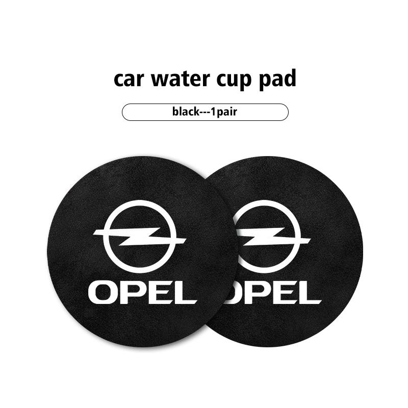 

2pcs Car Coaster Anti Slip Mat Water Cup Pad Accessories For Opel Corsa Astra H G J Insignia Vectra Zafira Meriva