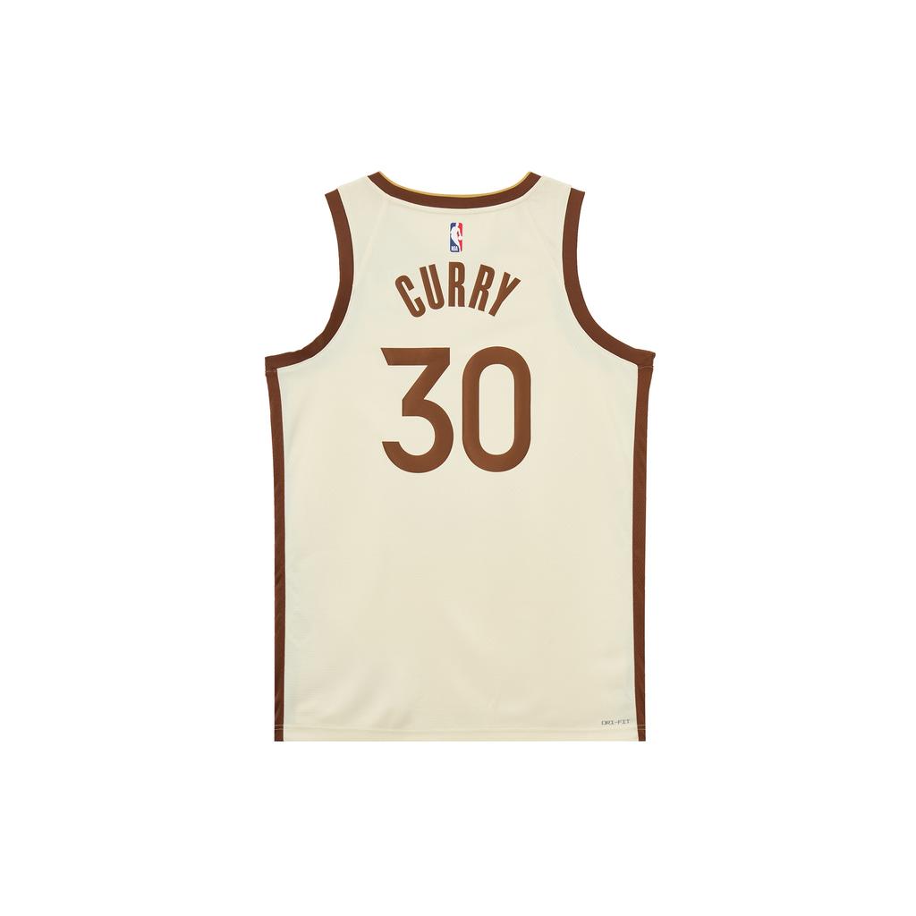 Nike NBA Stephen Curry Golden State Warriors City Edition Swingman Jersey 'Natural' Men's HM5981-123