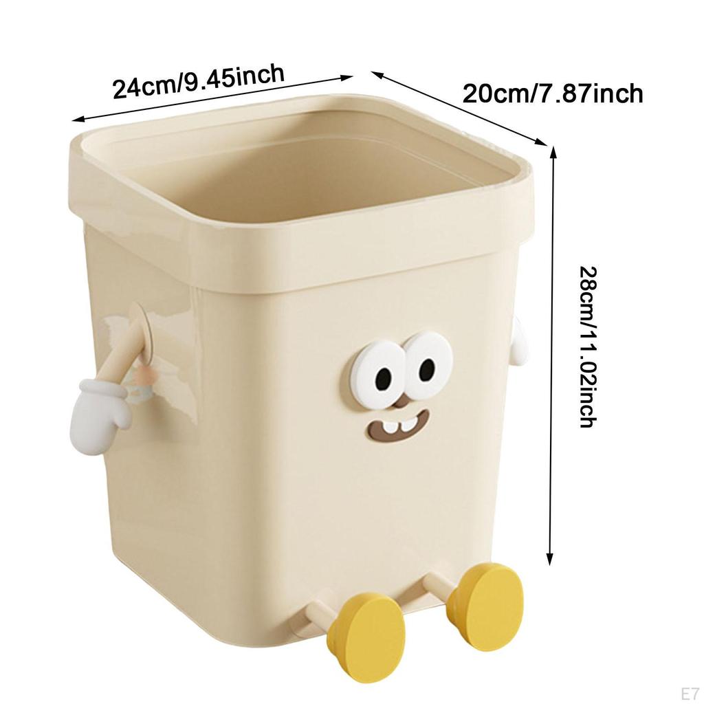 Creative Cartoon Shape Trash Can, Stylish Home Under Desk Bedroom, Kitchen,
