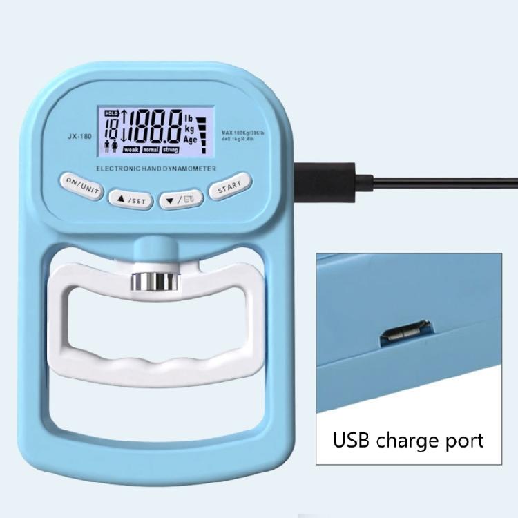 Electronic Grip Power Trainer LED Display Digital Grip Strength Hand Dynamometer