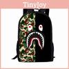 Design Shark Backpack Lightweight Material Schoolbag Students For