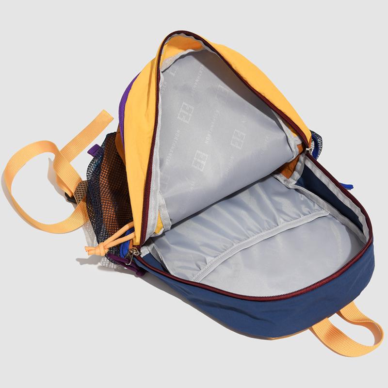 College Color Block Backpack Women's Lightweight Waterproof Backpack For Outdoor Travel