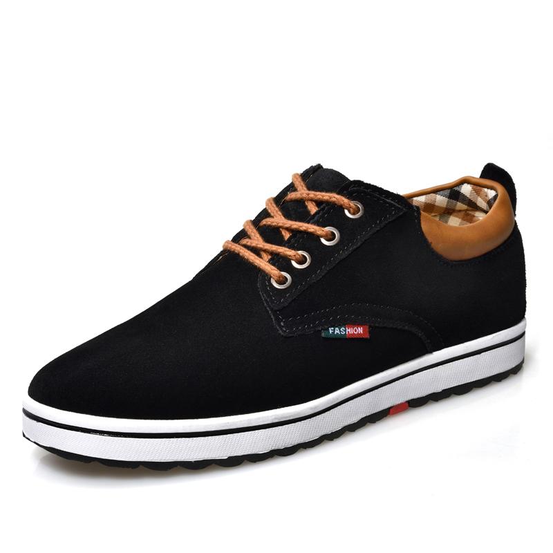 Fashion FUQIAO Heightening Shoes Elevator Shoes Height Increase Shoes Men Height Increase Insole 6CM Men Sneakers Sport Black Shoes