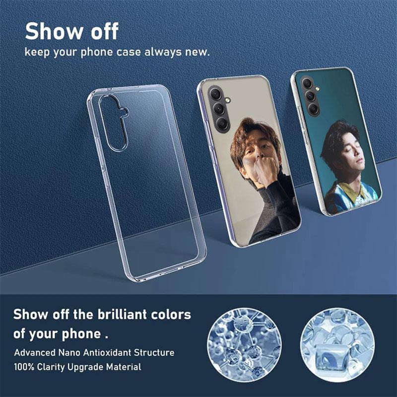 Gong Yoo Phone Case for Samsung A16 A26 A36 A56 A17 A37 A57 A07 A06 A02S A03 A04S A05S Galaxy Note 20 10 A50S A71 A51 A31 A30 A2