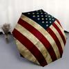 Flag,Stars Automatic Folding Umbrella 8 Ribs Lightweight Design, Durable Iron Frame, Compact and Portable, Ideal Birthday or Christmas Gif