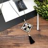 Fashion Temperament Simple Necklace Female Flower Crystal Diamond Decoration Long Sweater Chain Versatile Clothing Accessories