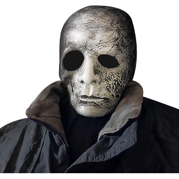 CreepyParty Asque De Clown Aux Cheveux Colorés Réaliste En Latex Effrayant Horreur Tête