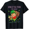 Funny Leprechaun Wink If You Think I'm Cotton Men St Patrick's Day T Shirt