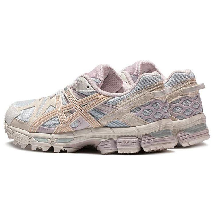 Asics Gel-Kahana 8 Comfortable Fabric Synthetic Leather Low-Top Casual Running Shoes Women Sneaker Blue Pink 1012A978-400