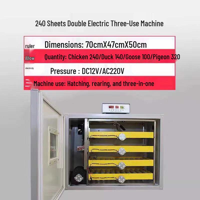 Automatic Egg Incubator for Home Use: Hatching Chickens, Ducks, Geese, and Pigeons