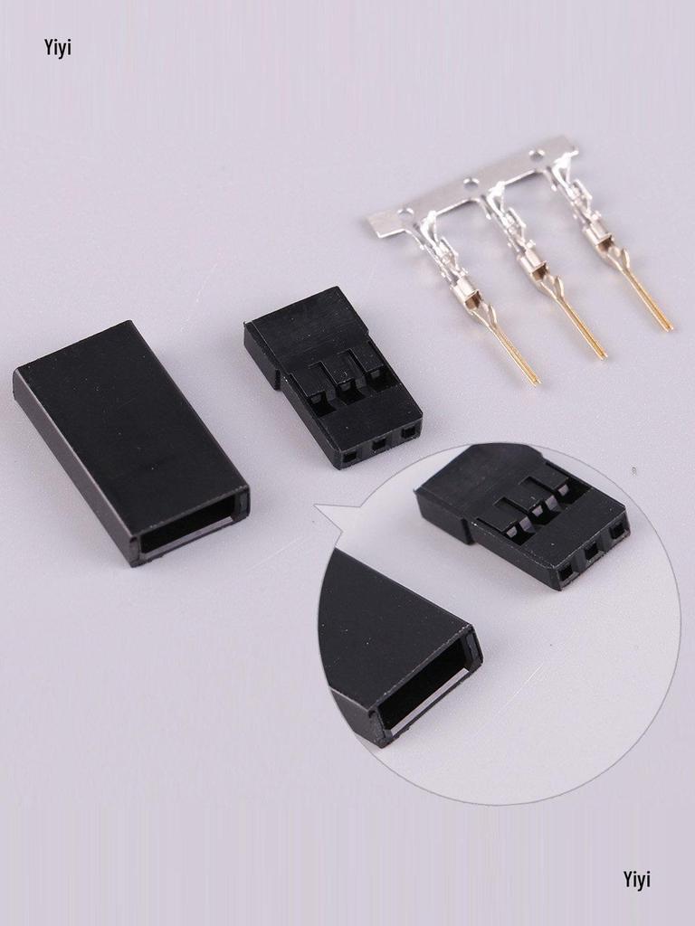 Gold-Plated Model Airplane Servo Plug Extension Cable with Futaba JR Terminals.