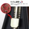 Notiavy Wooden Pendulum Metronome High Precision Copper Axle Loud Volume Spring-Driven Suitable for Piano Guitar Bass Drums Violin Music Practice